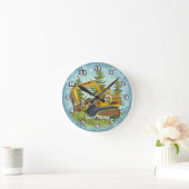 Power Shovel Kind Ronde Klok (Huis)