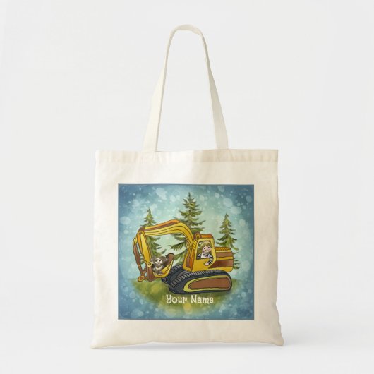 Power Shovel Kind Tote Bag (Voorkant)