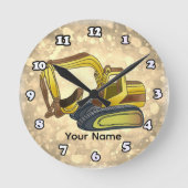 Power Shovel Ronde Klok (Voorkant)