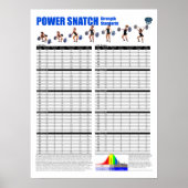 Power Snatch Standards - Pounds Poster (Voorkant)