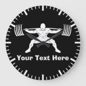 Power Squat "POWER LIFTING" -  Grote Klok (Voorkant)