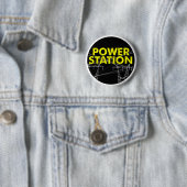 Power Station Badge/ Pin Ronde Button 5,7 Cm (In situ)