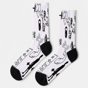 Power Step Gym Sokken Muscle Grip Art Bodybuilding