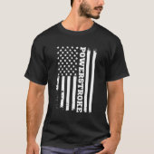 Power Stroke Amerikaanse vlag T-shirt (Voorkant)