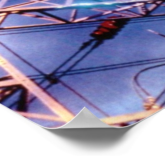 Power-substation en pool poster (Hoek)