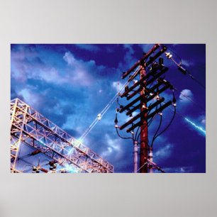 Power-substation en pool poster