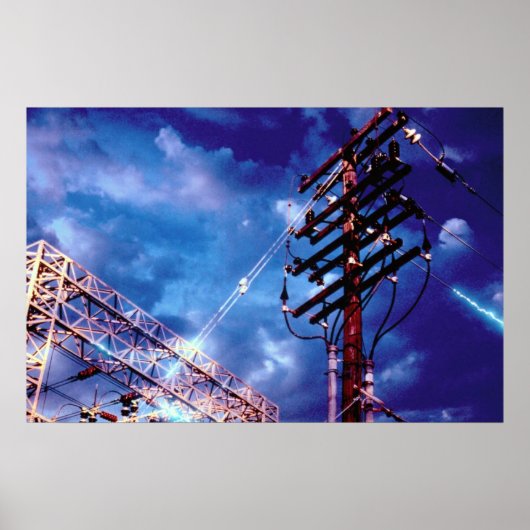 Power-substation en pool poster (Voorkant)
