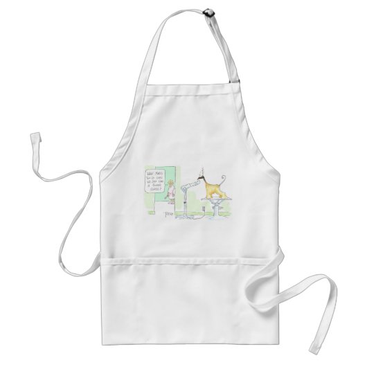 Power Surge Kabuki Cartoon Apron Standaard Schort (Voorkant)
