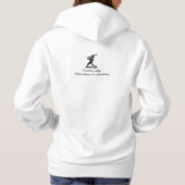 Power Swing - Comic Style Baseball Design Hoodie (Achterkant)