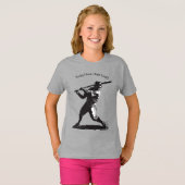 Power Swing – Comic Style Honkbalontwerp T-shirt (Voorkant volledig)