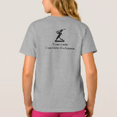 Power Swing – Comic Style Honkbalontwerp T-shirt (Achterkant)