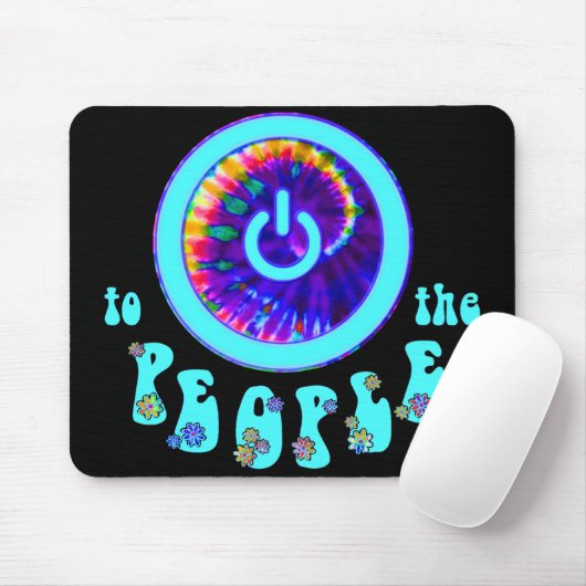 Power to the Computer People Mousepad Muismat (Met muis)