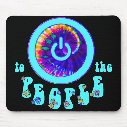 Power to the Computer People Mousepad Muismat (Voorkant)