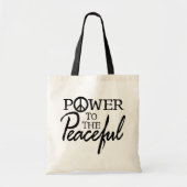 Power To The Peaceful Tote Bag (Voorkant)