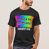 POWER TO THE PEOPLE T-SHIRT (Voorkant)