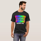 POWER TO THE PEOPLE T-SHIRT (Voorkant volledig)