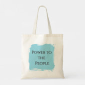 Power to the People tote bag (Achterkant)