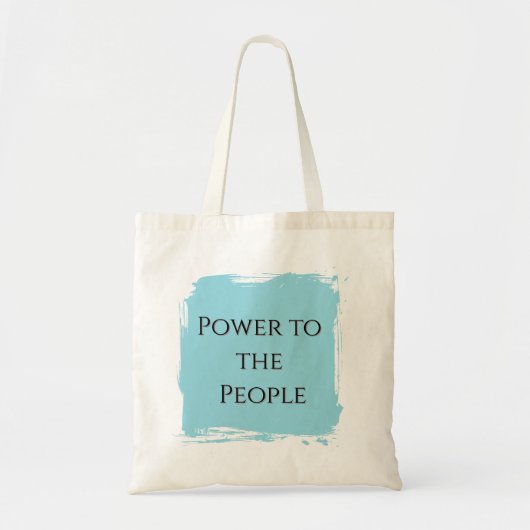 Power to the People tote bag (Voorkant)