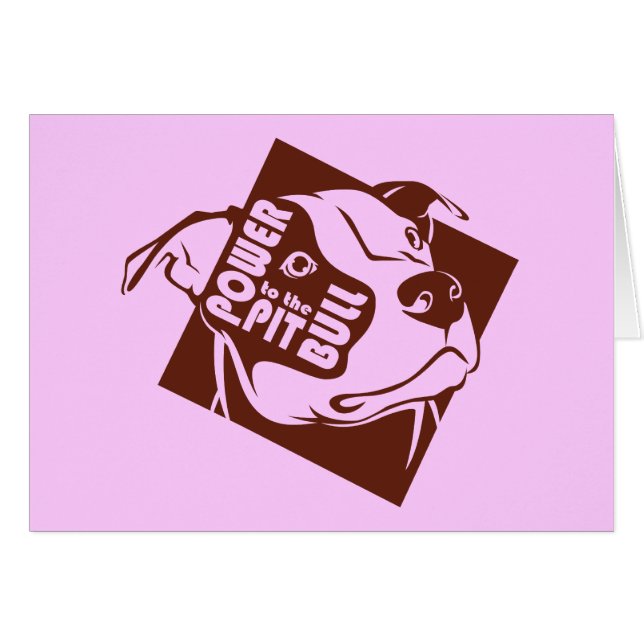 Power to the Pit Bull (Voorkant Horizontaal)