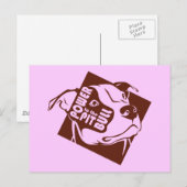Power to the Pit Bull Briefkaart (Voorkant / Achterkant)