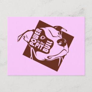 Power to the Pit Bull Briefkaart