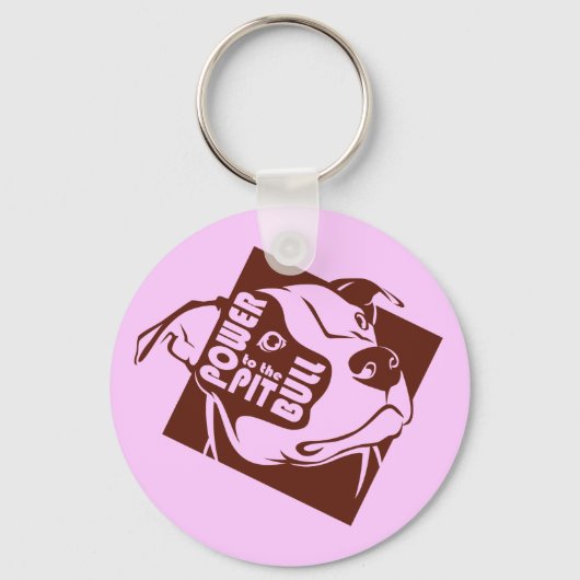 Power to the Pit Bull Sleutelhanger (Voorkant)