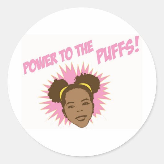 Power to the Puffs Stickers (Voorkant)