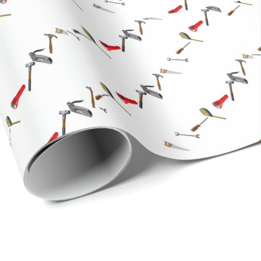 Power Tools Wrapping Paper for Vaderdag Cadeaupapier (Rol Hoek)