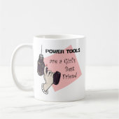 Power tools zijn de beste vriendin van een meisje koffiemok (Links)