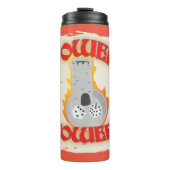 Power Tower Board Game Dice Slogan Design Fun Thermosbeker (Voorkant)