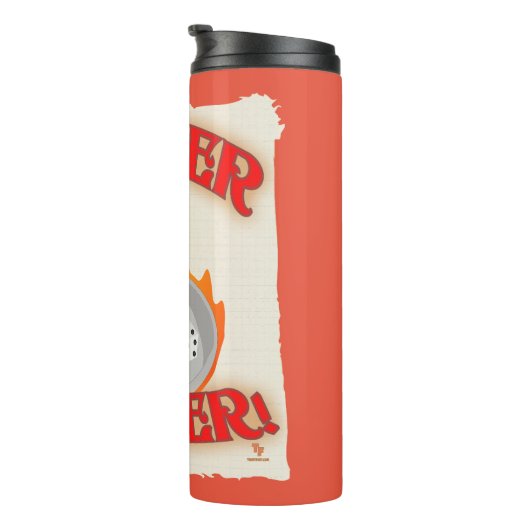 Power Tower Board Game Dice Slogan Design Fun Thermosbeker (Geroteerd rechts)