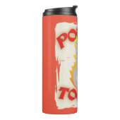 Power Tower Bordspel Dobbelsteen Slogan Ontwerp Pr Thermosbeker (Gedraaid links)