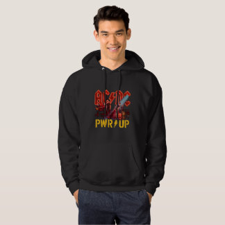 Power Up ACDC Hooded Sweatshirt Album Band