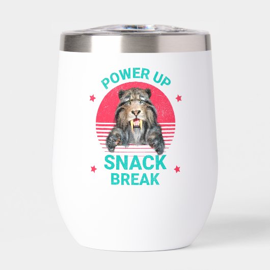 Power Up Snackpauze Sabeltandtijger (Voorkant)
