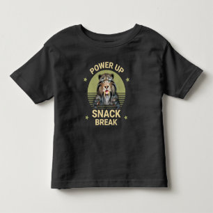 Power Up Snackpauze Sabeltandtijger Kinder Shirts