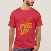 Power Up – speelse, gameachtige sfeer. T-shirt (Voorkant)