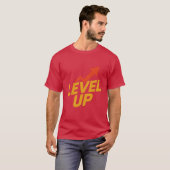 Power Up – speelse, gameachtige sfeer. T-shirt (Voorkant volledig)
