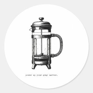 Power Up Your Grey - Sticker Franse Pers