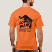 Power Wash-bedrijfspromotie voor shirt (Achterkant)