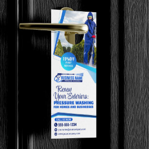 Power Wash Drukwas Service Huishoudelijke Schoonma Deurhanger