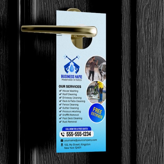Power Wash House Reiniging Druk Wassen Deurhanger