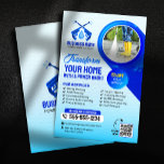 Power Wash House Reiniging Druk Wassen Flyer<br><div class="desc">Deze opvallende flyer is perfect voor uw drukwasbedrijf adverteren. Met een gedurfd en modern ontwerp, benadrukt het een uitgebreide lijst van diensten, waaronder het wassen van huizen, het reinigen van het dak, het reinigen van de oprit, en meer. Gemakkelijk aan te passen, kunt u uw bedrijfsnaam, contactgegevens, en zelfs een...</div>