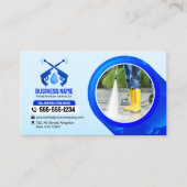 Power Wash House Reiniging Druk Wassen Visitekaartje (Voorkant)