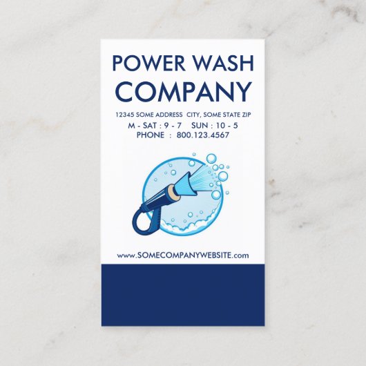 Power Wash Loyalty Punch Card (Achterkant)