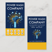 Power Wash Loyalty Punch Card (Voorkant / Achterkant)