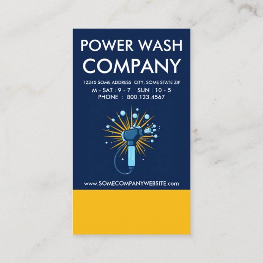 Power Wash Loyalty Punch Card (Achterkant)