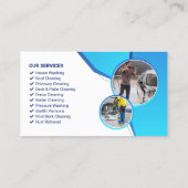 Power Wash Pressure Washing House Schoonmaakservic Visitekaartje (Achterkant)