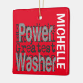 Power Washer Extraordinaire CUSTOM Keramisch Ornament (Links)