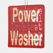 Power Washer Extraordinaire Keramisch Ornament (Links)