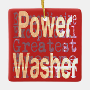 Power Washer Extraordinaire Keramisch Ornament